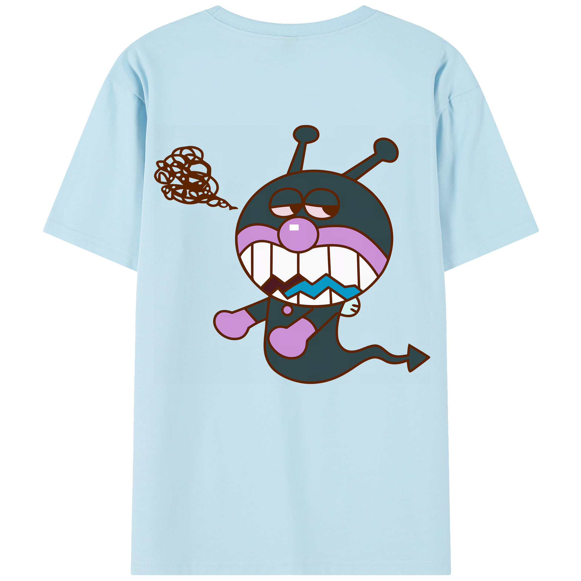 （画像用） アンパンマン Anpanman 綿100％半袖Tシャツ（背面プリント）